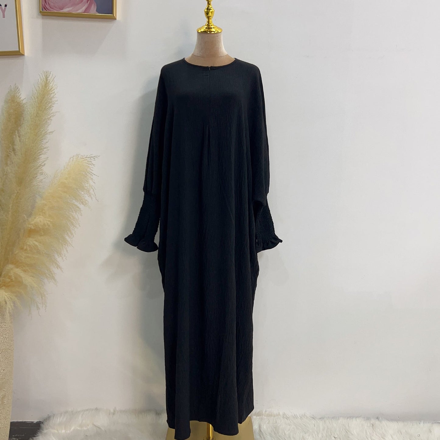LUMAYA LUMAYA1003 Solid Bat Dress
