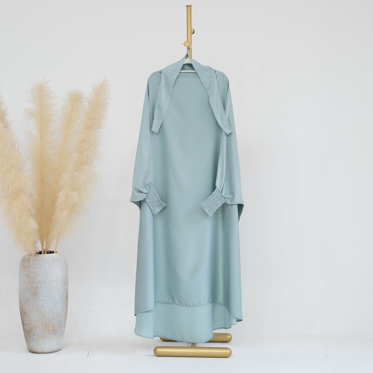 LUMAYA LM0720 Large Swing Solid Color Robe Children's Dress