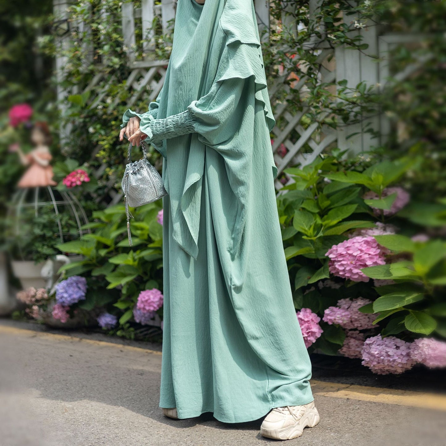 LUMAYA LUMAYA1004 2pcs Set  Abaya+Hijab