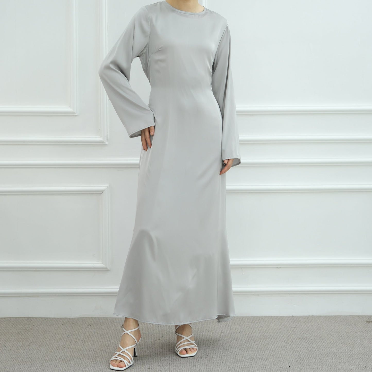 LM6628 Multi-color Simple Solid Color Robe Inner Wear