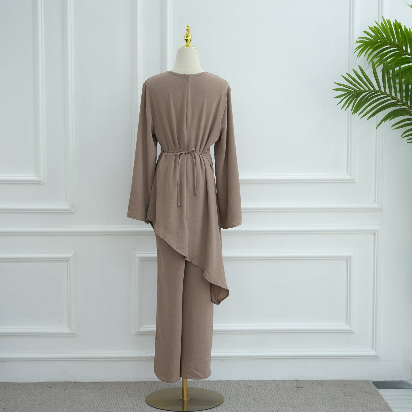 LM6606 Asymmetrical two-piece tunic (with optional headscarf)