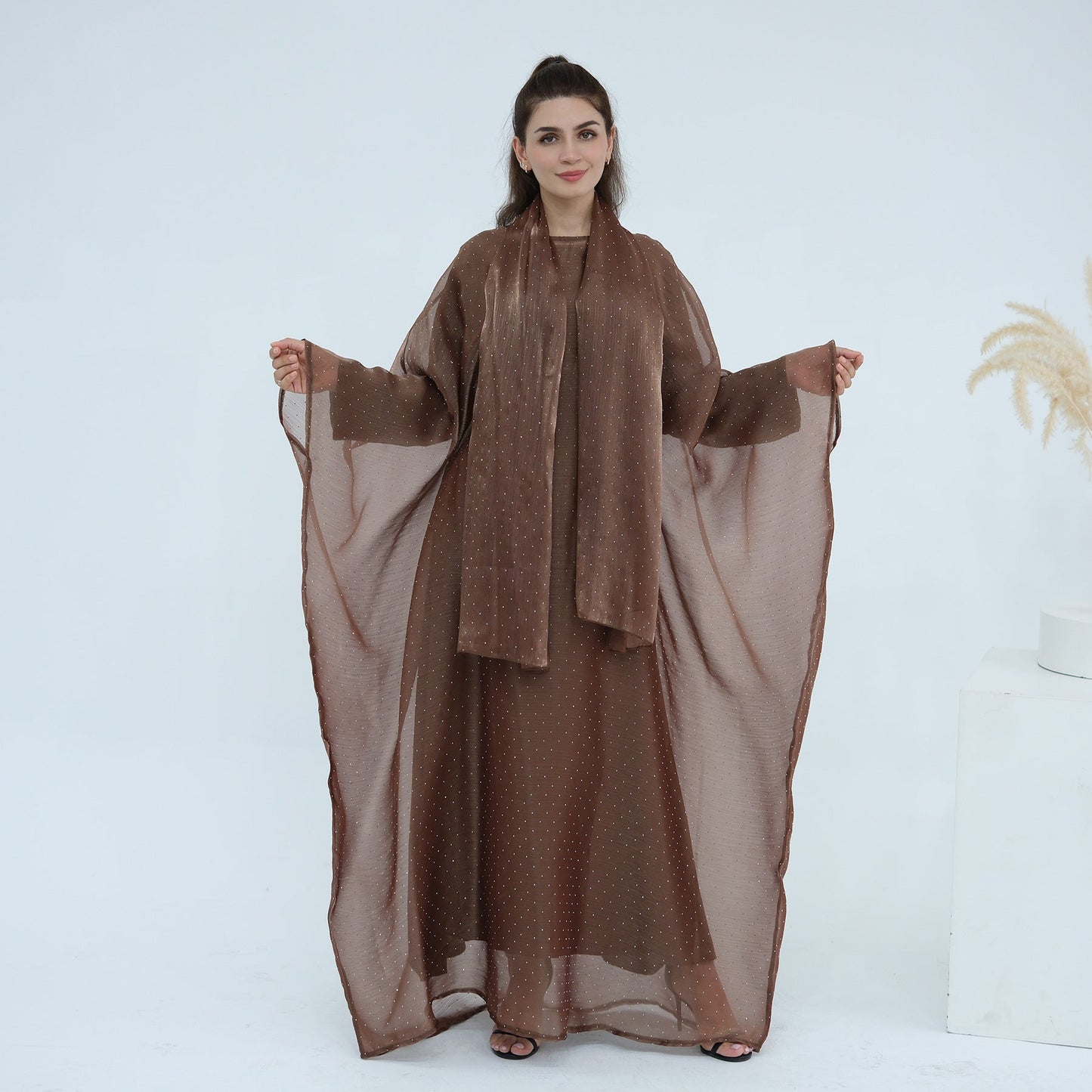 LM6619 Hot diamond long dress (with optional inner suit)