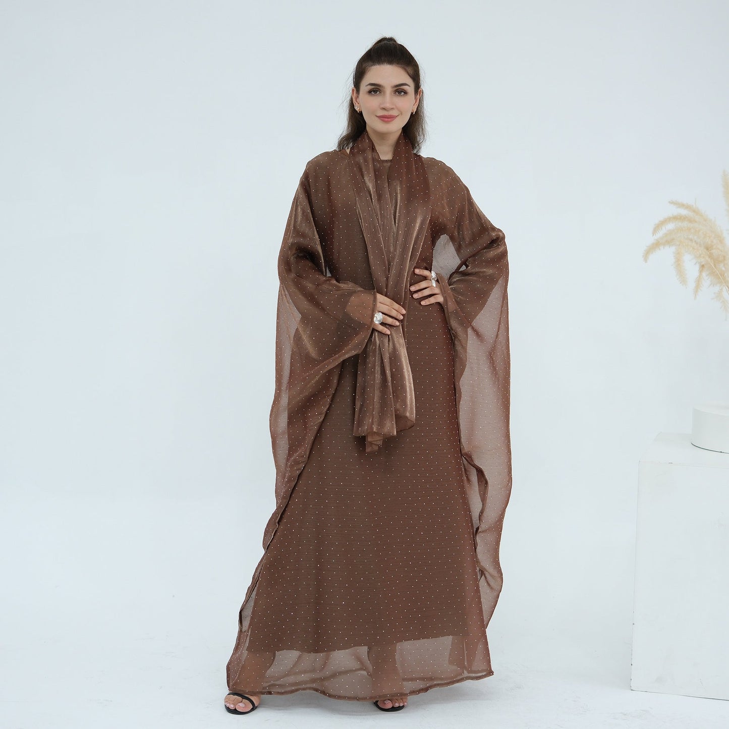 LM6619 Hot diamond long dress (with optional inner suit)