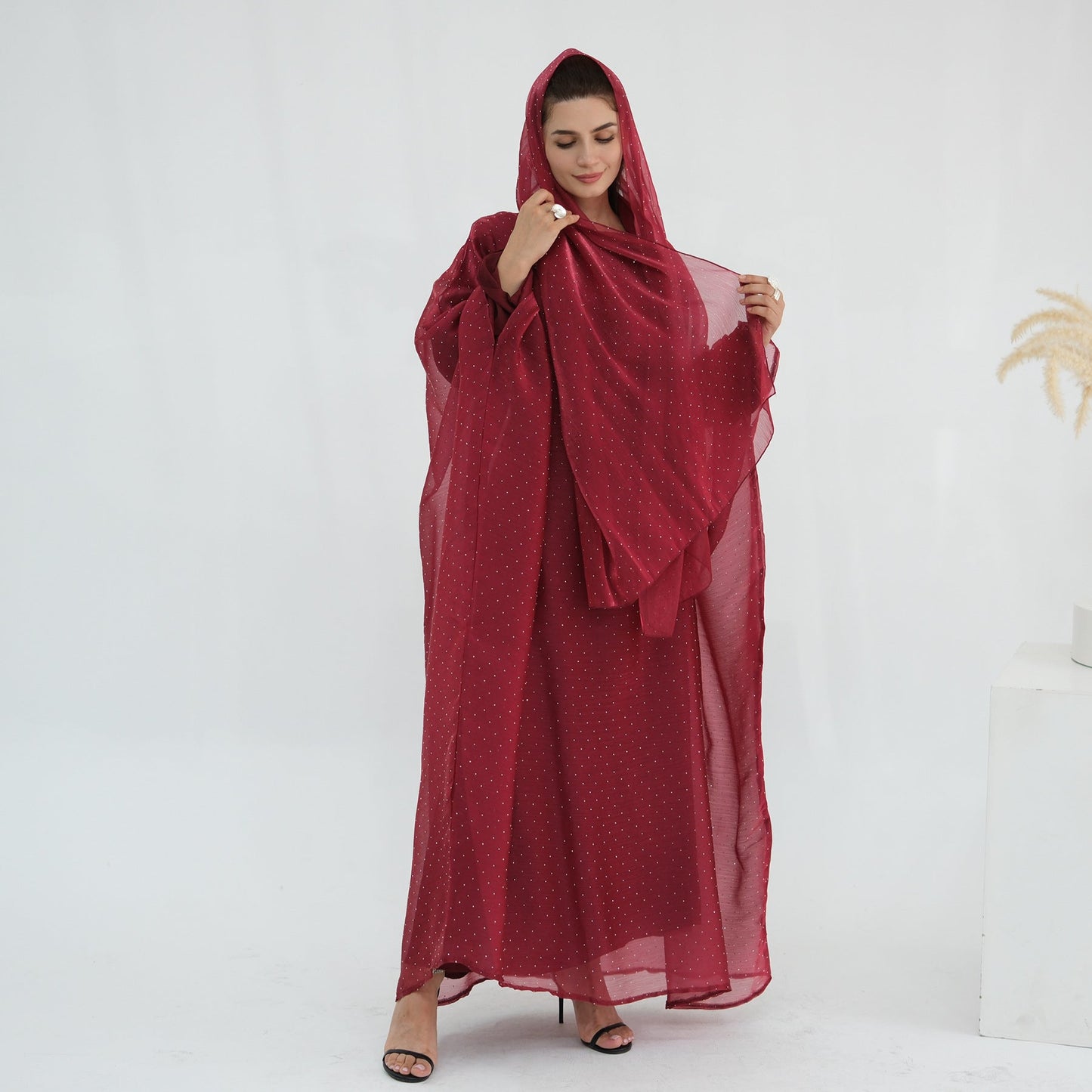LM6619 Hot diamond long dress (with optional inner suit)