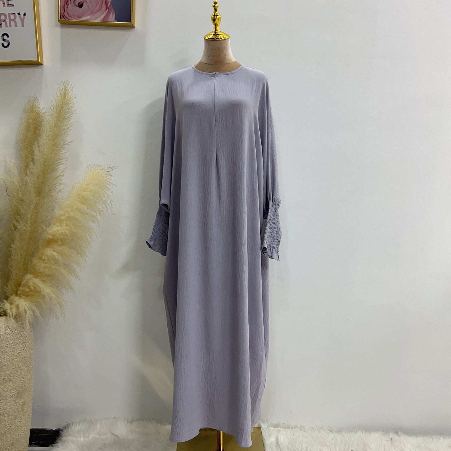 LUMAYA LUMAYA1003 Solid Bat Dress