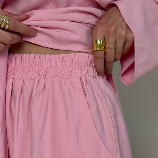 LM6606 Asymmetrical two-piece tunic (with optional headscarf)
