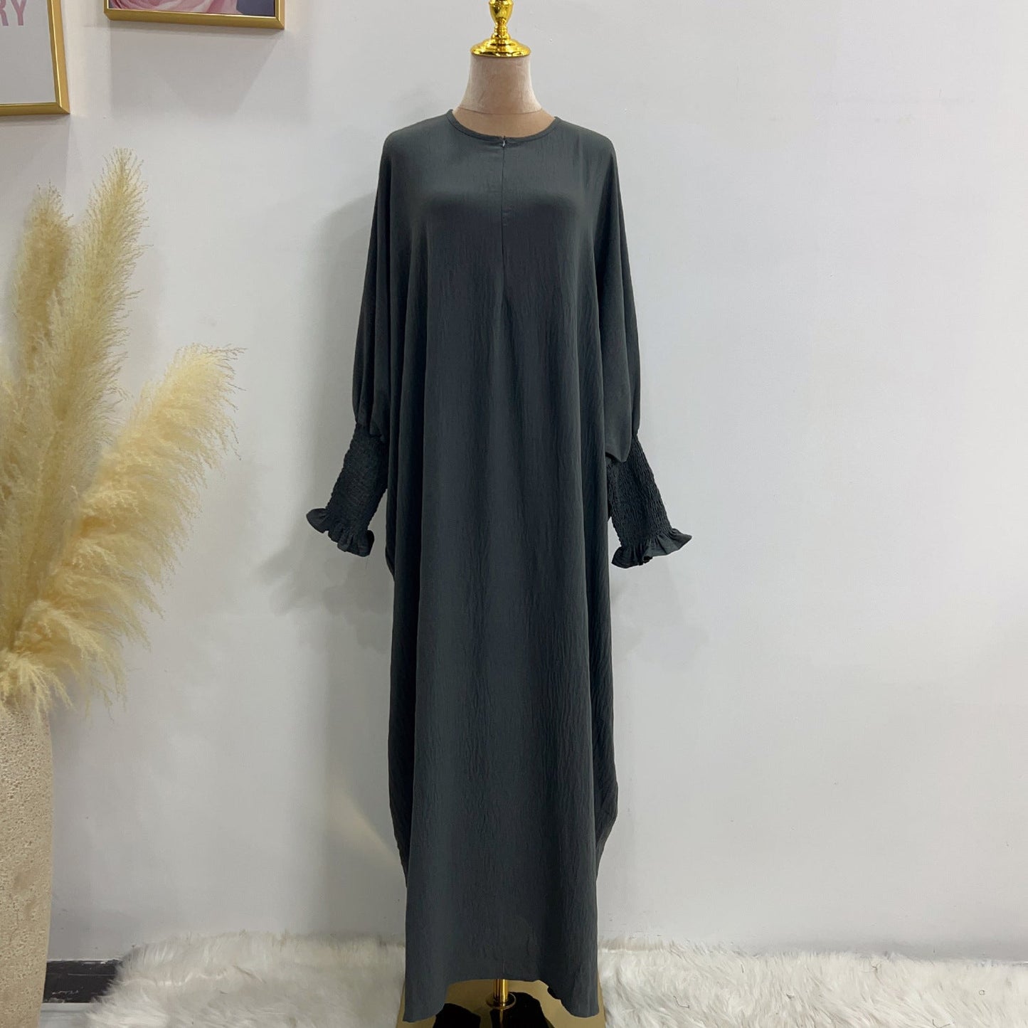 LUMAYA LUMAYA1003 Solid Bat Dress