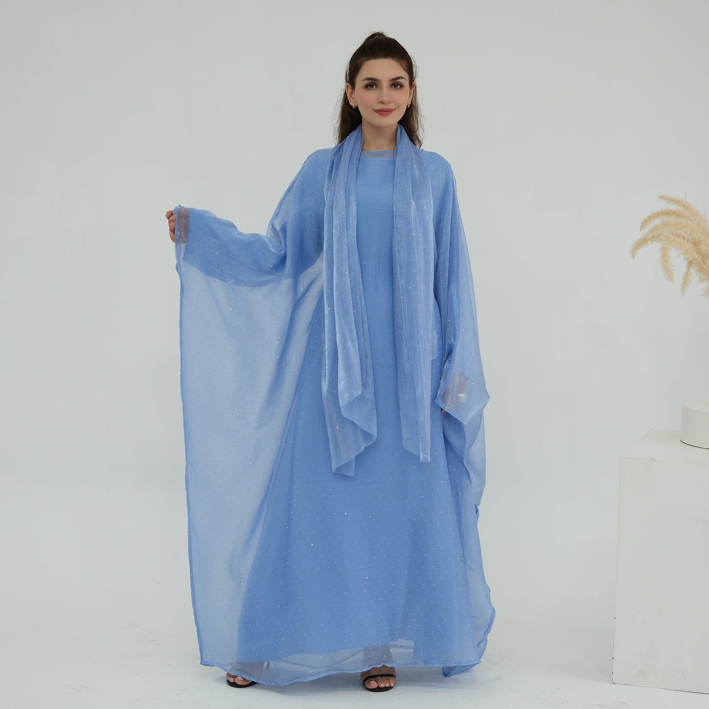 LM6619 Hot diamond long dress (with optional inner suit)