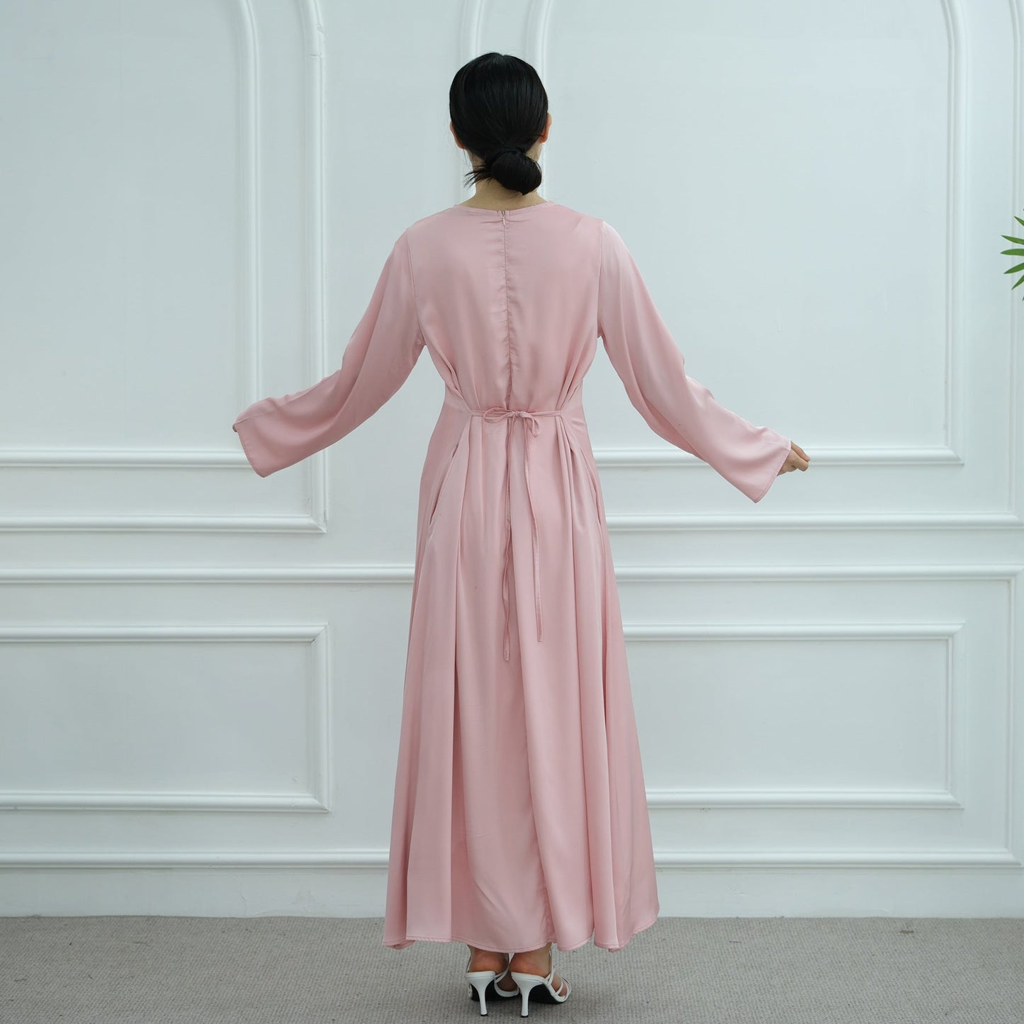 LM6628 Multi-color Simple Solid Color Robe Inner Wear