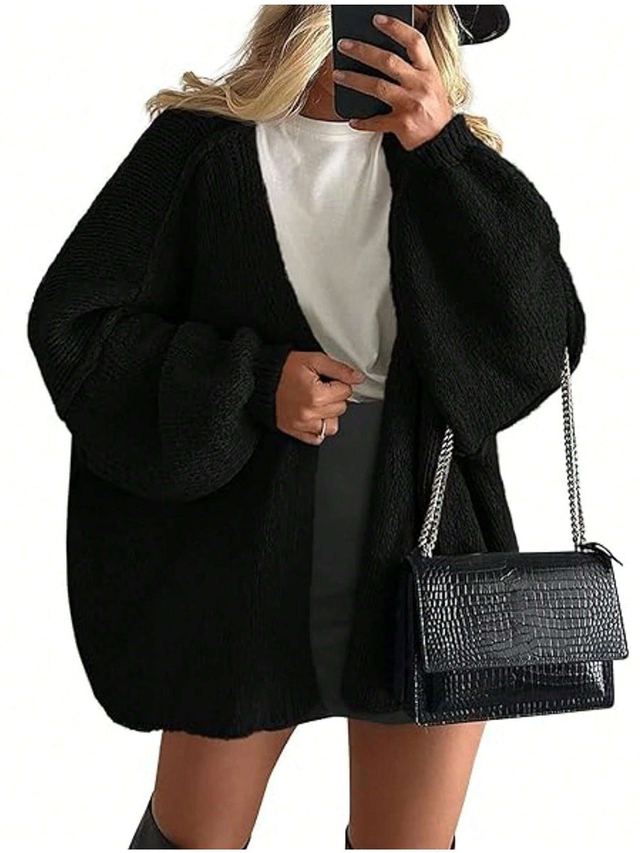 LUMAYA6673 Knitted Top Casual Loose-fitting Cardigan