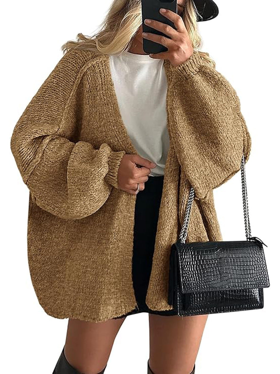 LUMAYA6673 Knitted Top Casual Loose-fitting Cardigan