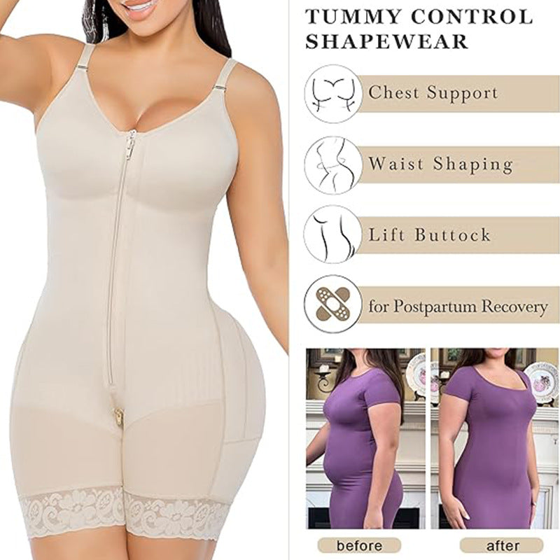 LUMAYA6674  One-piece zippered sLUMAYApewear (with integrated bra)