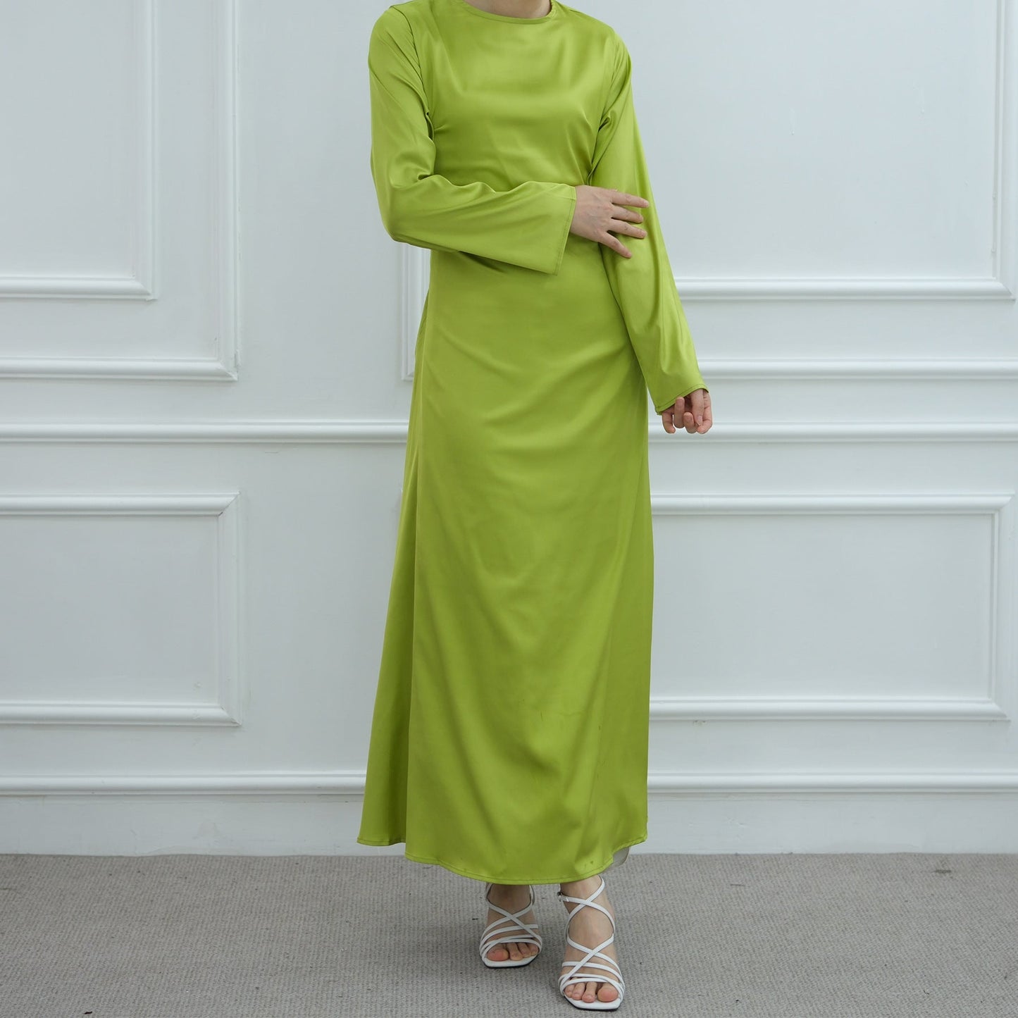 LM6628 Multi-color Simple Solid Color Robe Inner Wear