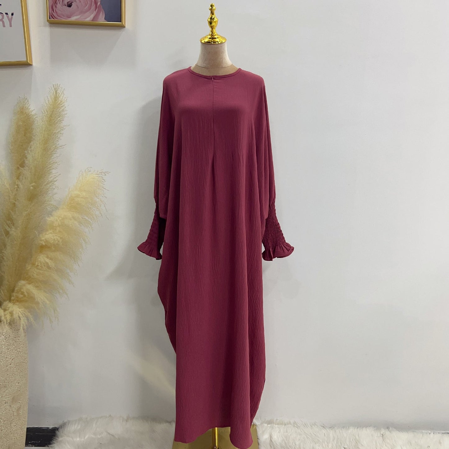 LUMAYA LUMAYA1003 Solid Bat Dress