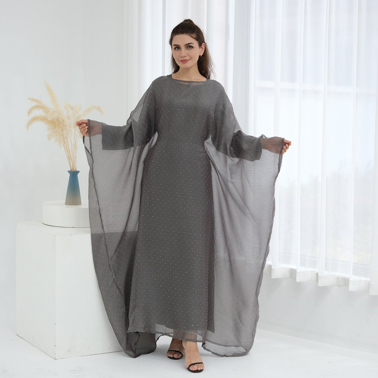 LM6619 Hot diamond long dress (with optional inner suit)
