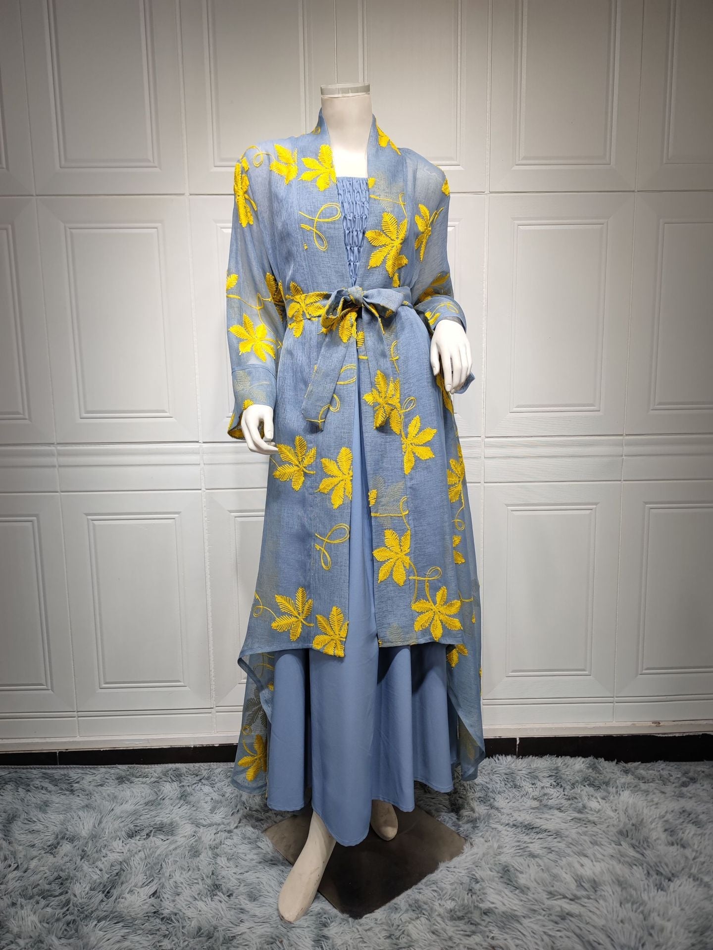 LUMAYA LUMAYA1076 2pcs Inner Dress  with Cardigan