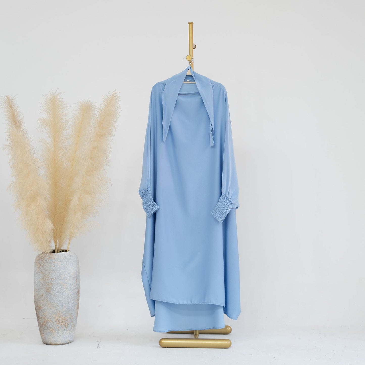 LUMAYA LM0720 Large Swing Solid Color Robe Children's Dress