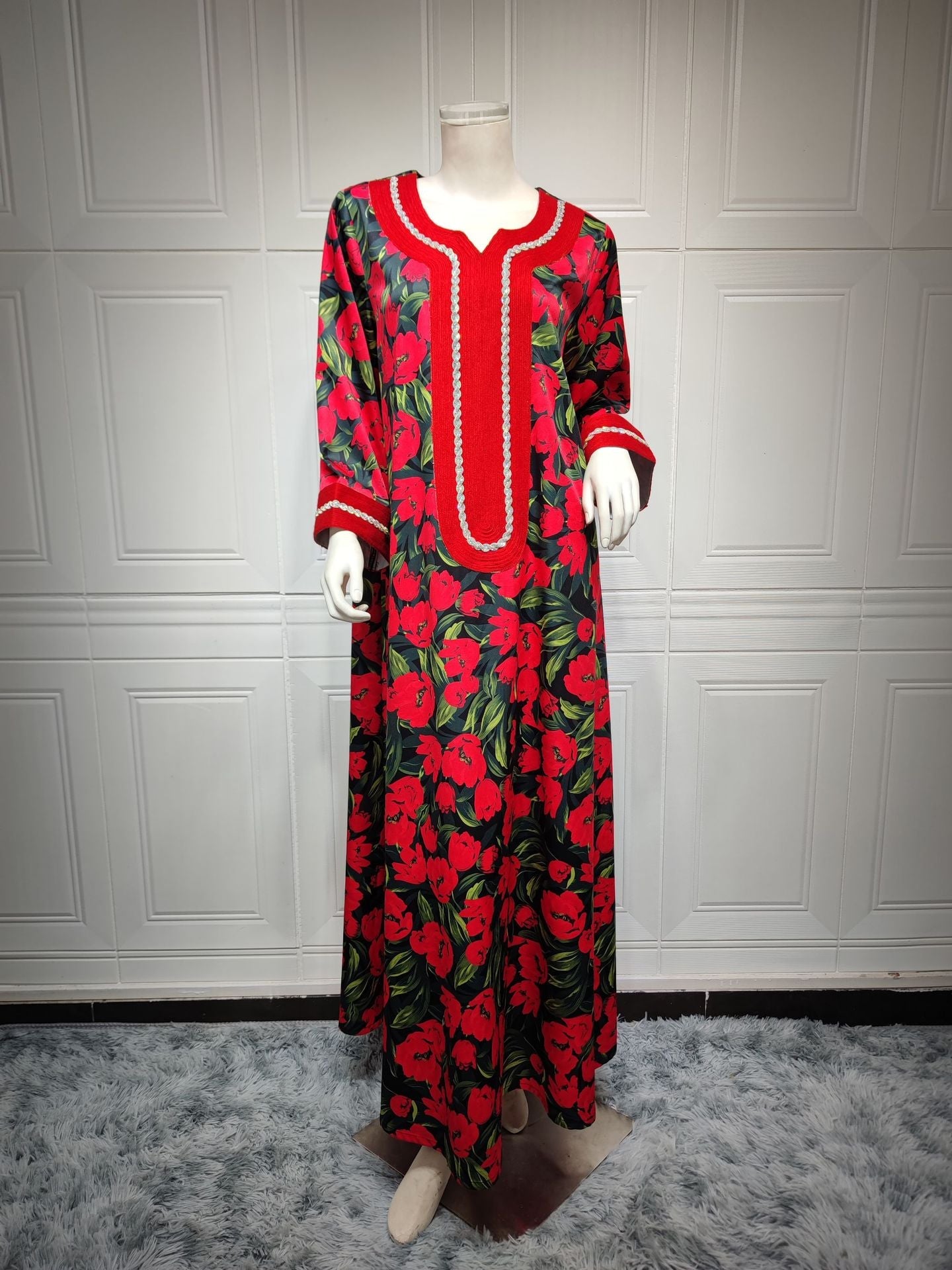 LUMAYA LUMAYA1072 Fashion New Product Hot Diamond Printed Dress