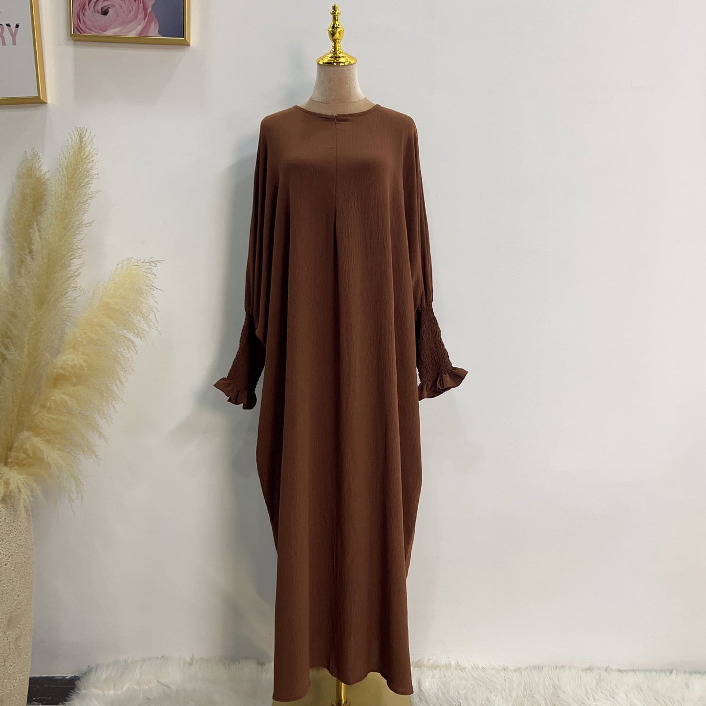 LUMAYA LUMAYA1003 Solid Bat Dress