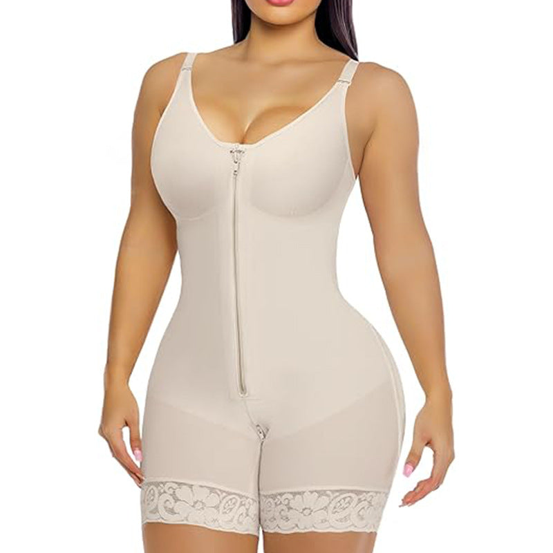 LUMAYA6674  One-piece zippered sLUMAYApewear (with integrated bra)