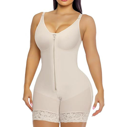 LUMAYA6674  One-piece zippered sLUMAYApewear (with integrated bra)
