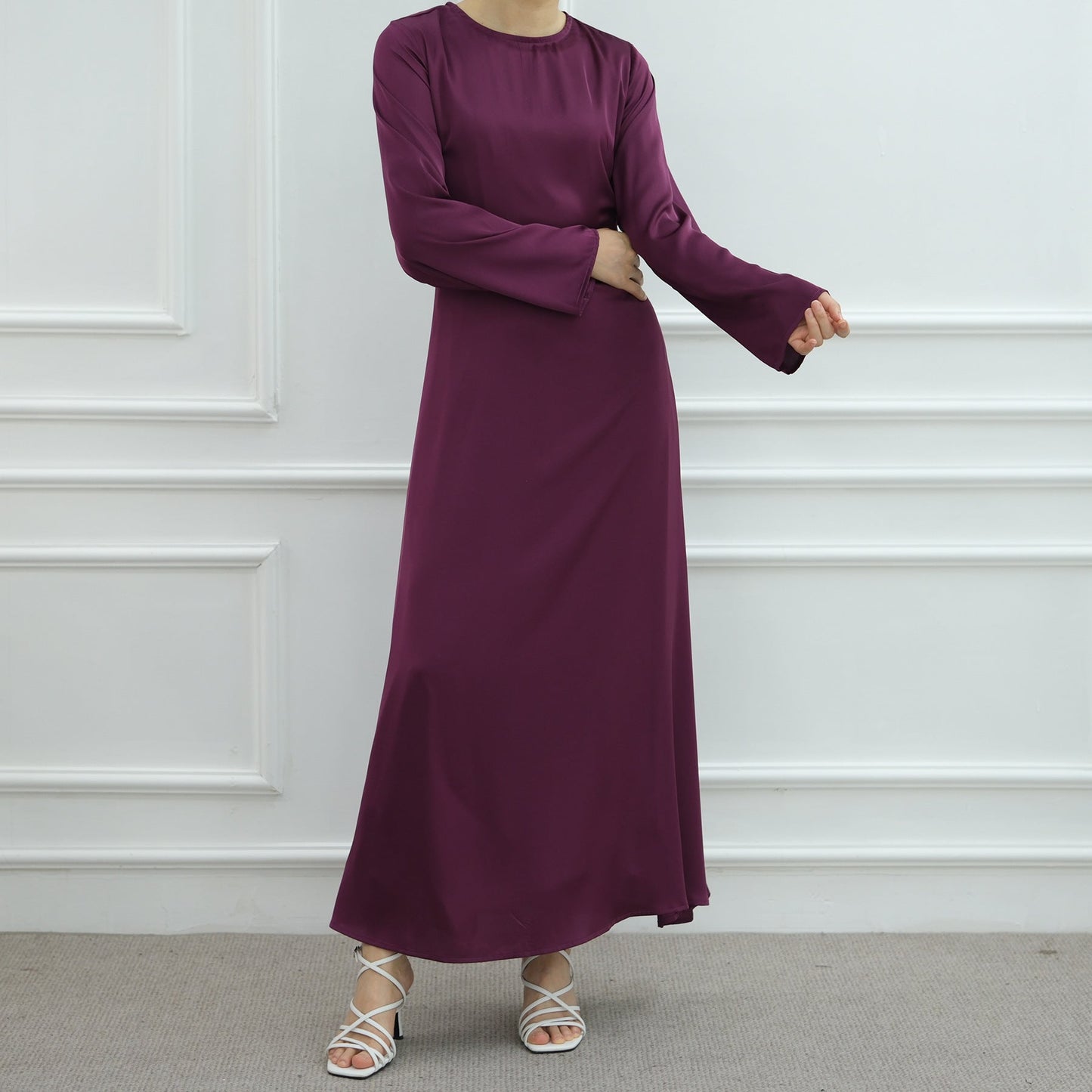 LM6628 Multi-color Simple Solid Color Robe Inner Wear