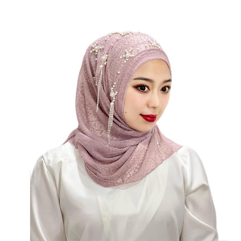 LUMAYA LM1107 Solid Color Headband Gold Thread Bead Flower SLMwl LMt Headband