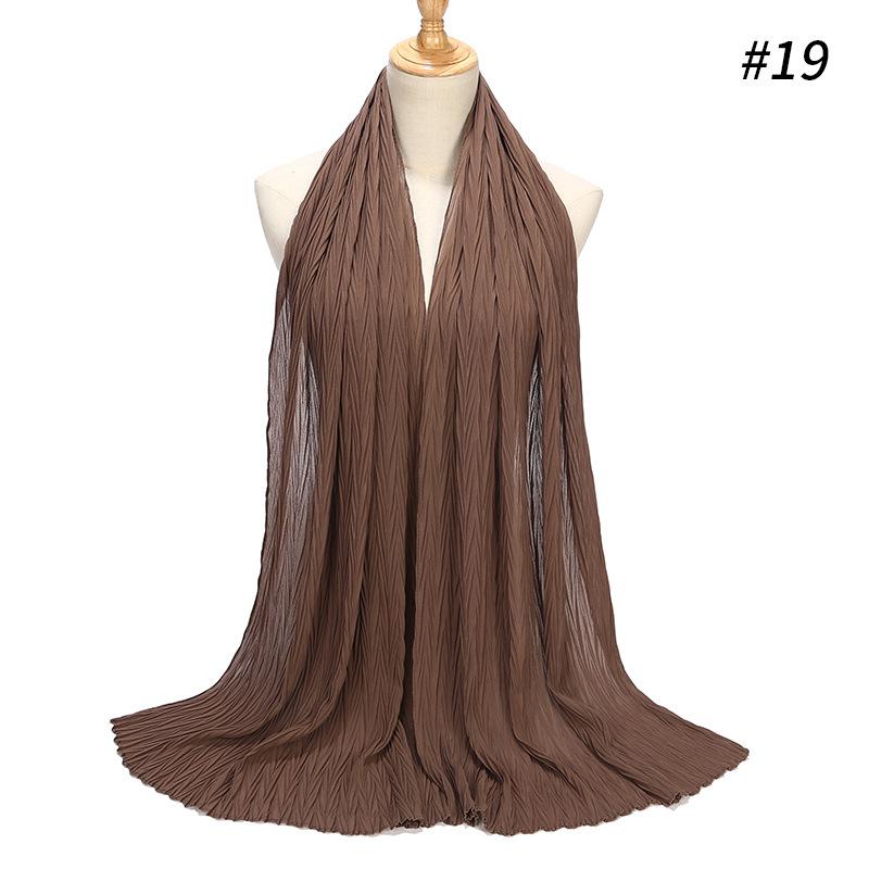 LUMAYA LM1137 Pearl Chiffon Baotou Scarf