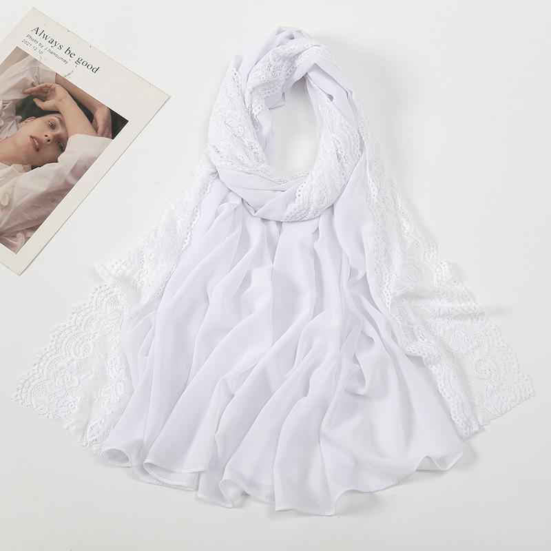 LUMAYA LM1125 New Pearl Chiffon Lace Lace Headband