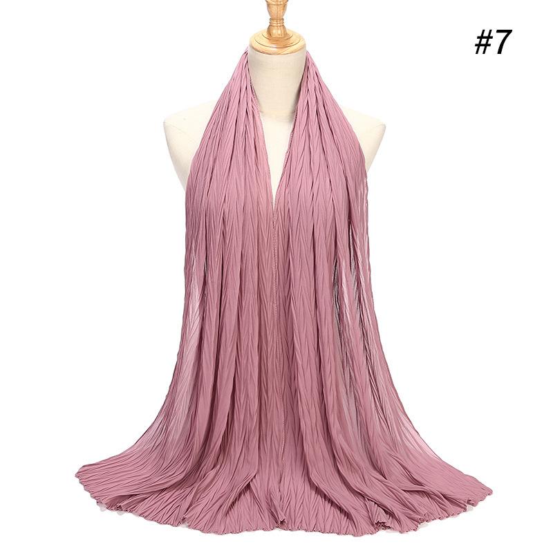 LUMAYA LM1137 Pearl Chiffon Baotou Scarf