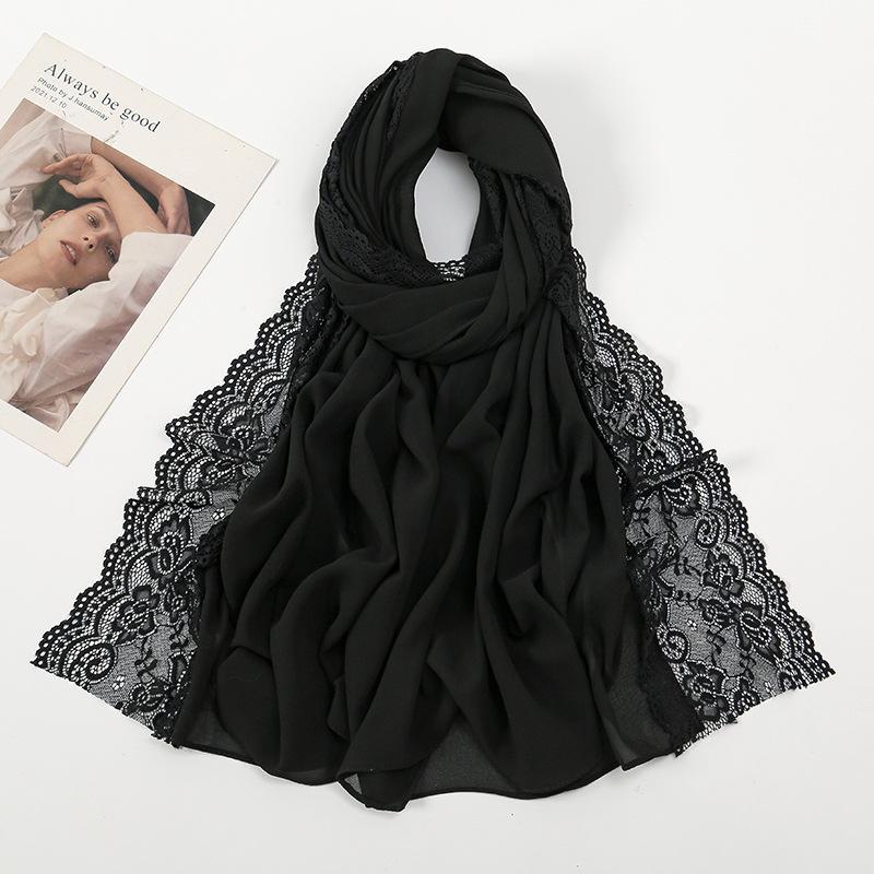 LUMAYA LM1125 New Pearl Chiffon Lace Lace Headband
