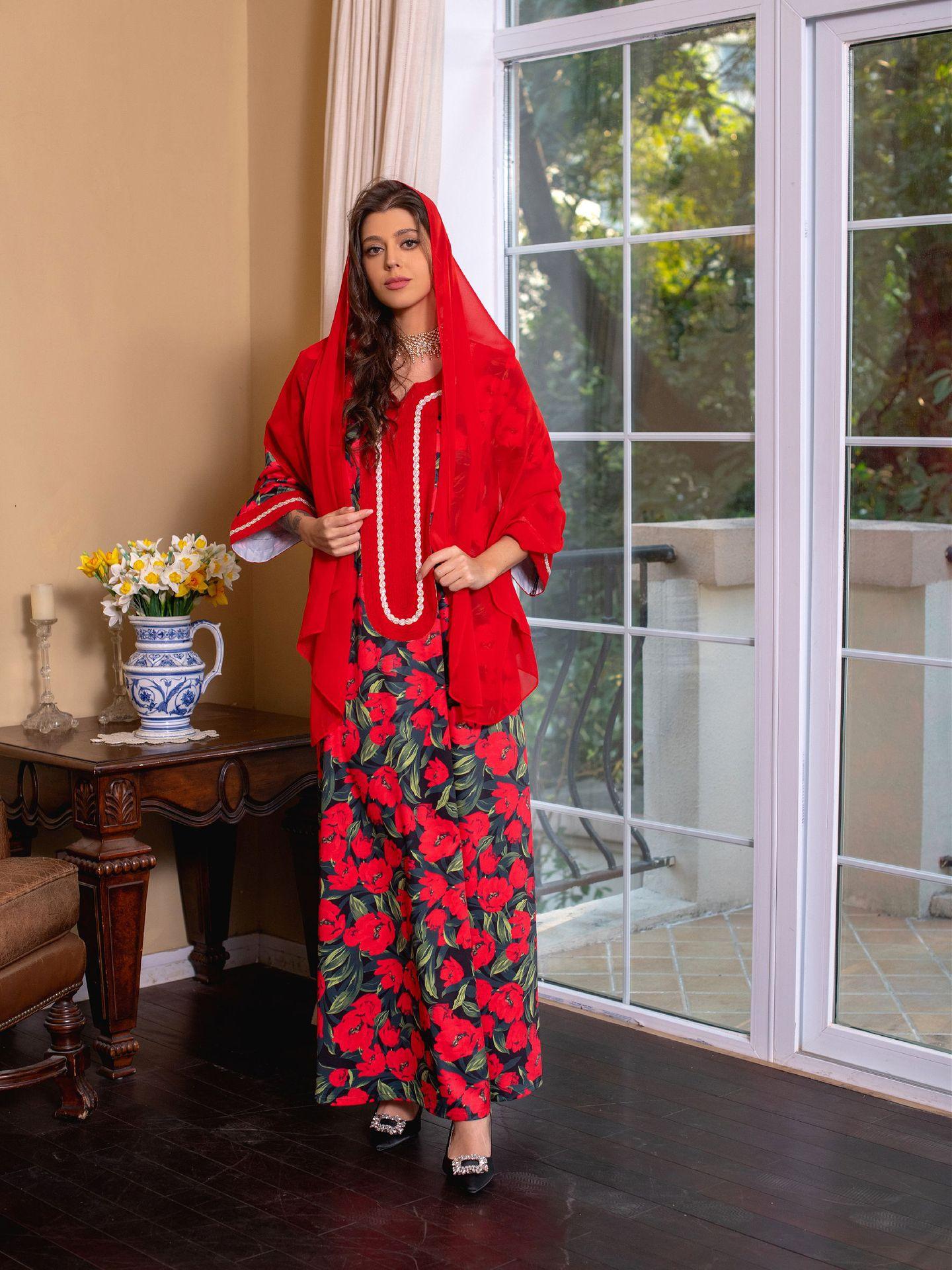 LUMAYA LUMAYA1072 Fashion New Product Hot Diamond Printed Dress