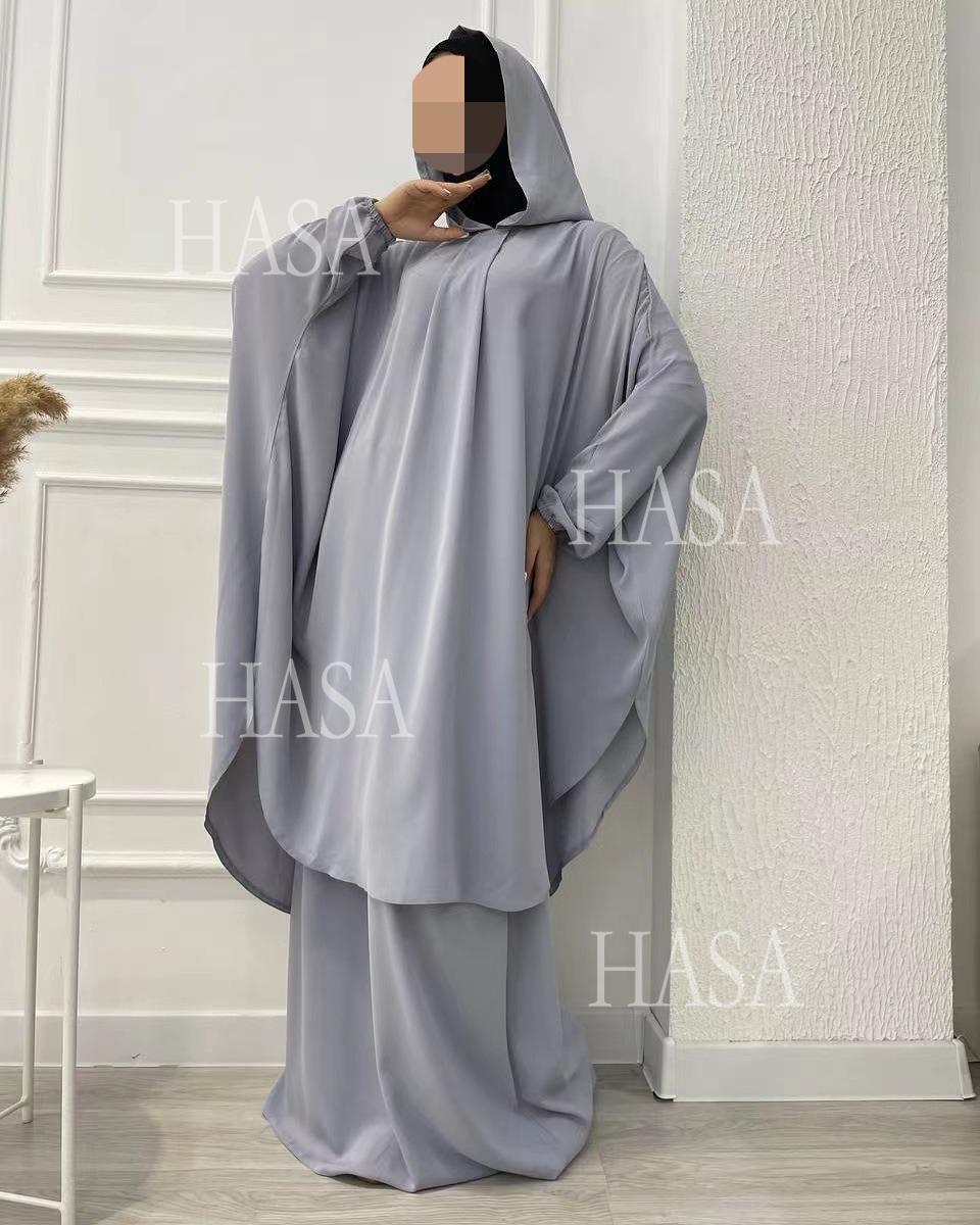LM6583 Women's Loose Long Robe Suit