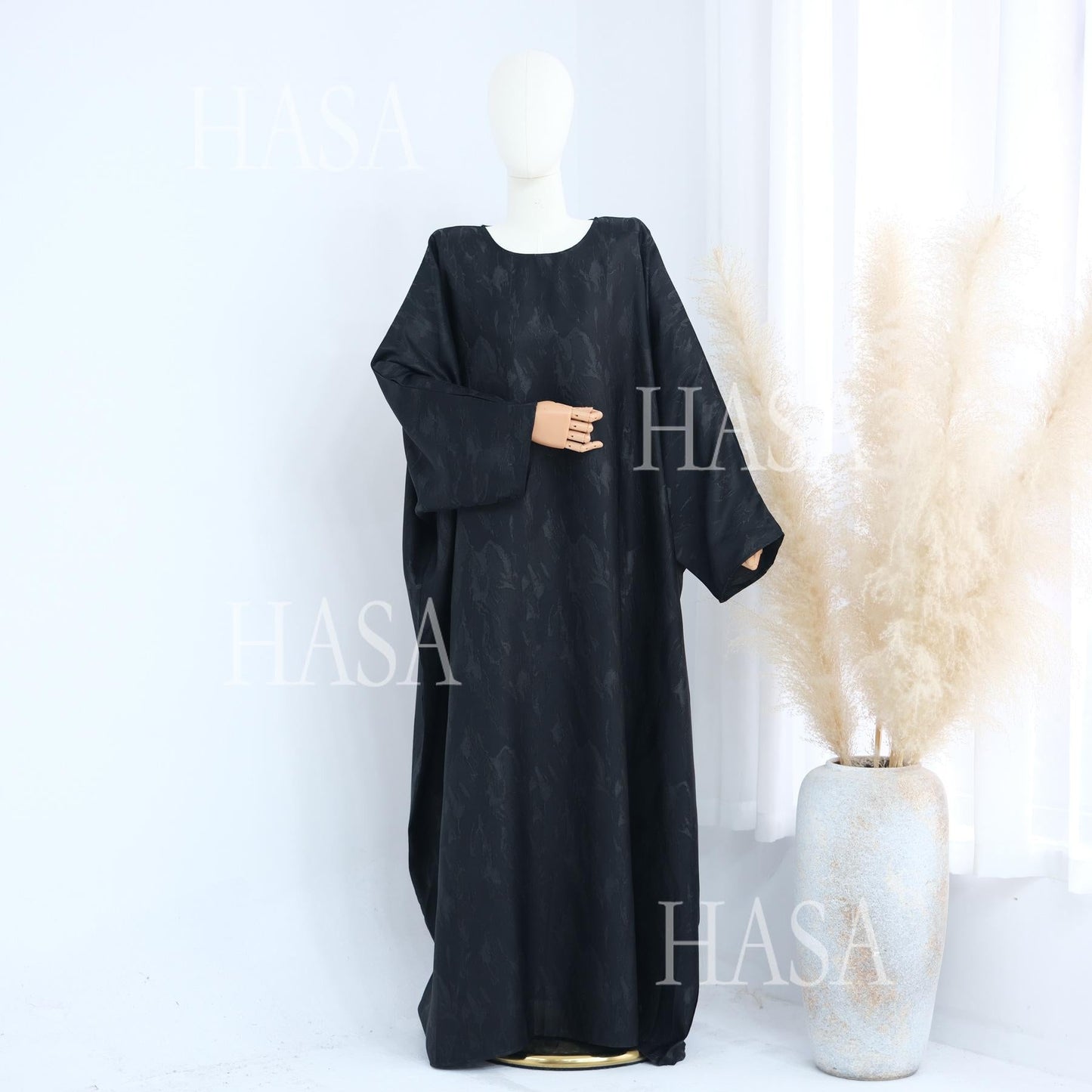 LUMAYA5872 Three-dimensional Jacquard Two-piece Dress-tight Waist + Textured Long Design