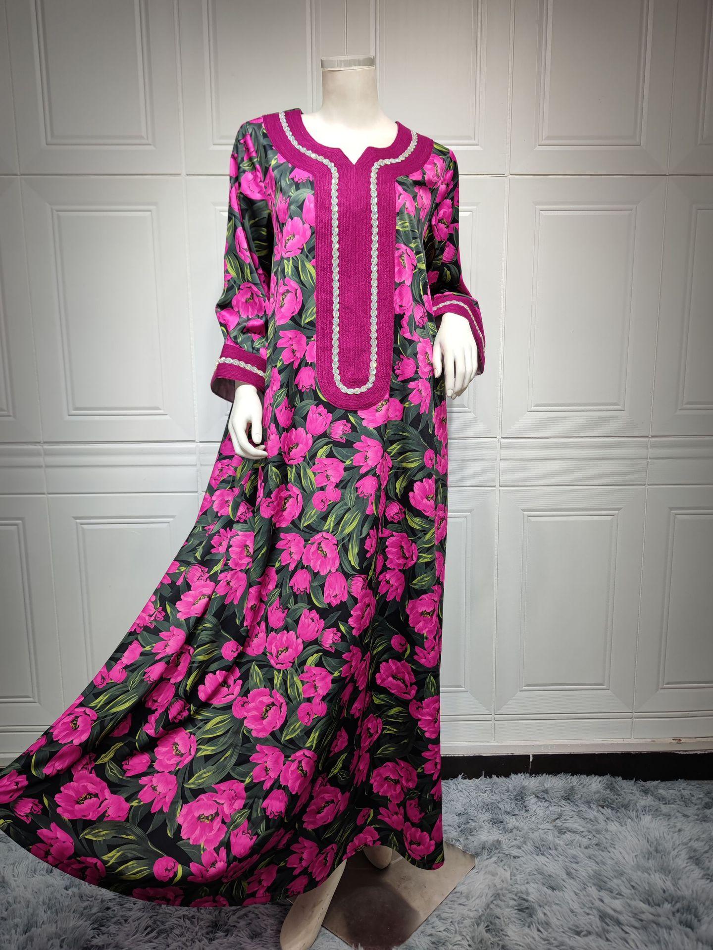 LUMAYA LUMAYA1072 Fashion New Product Hot Diamond Printed Dress
