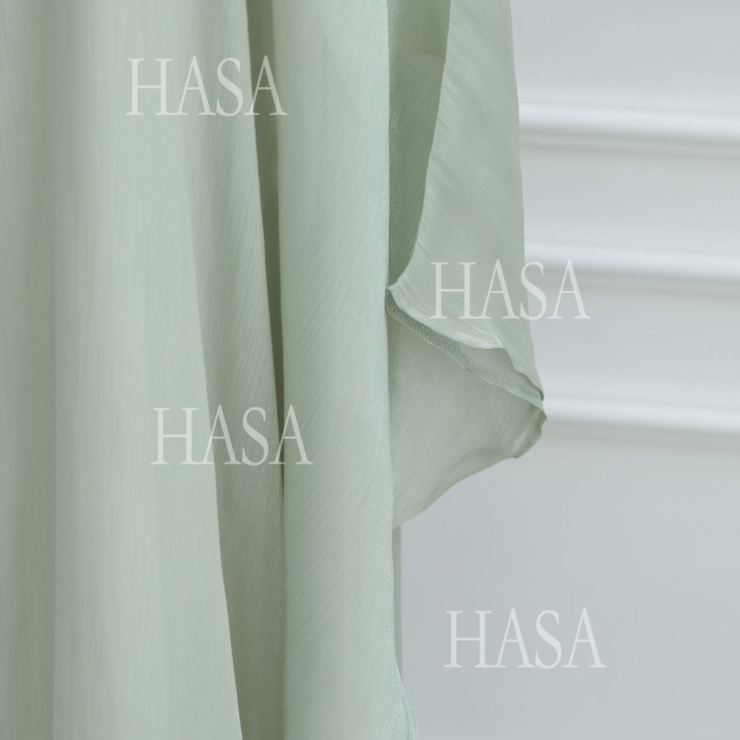 LUMAYA6534 Elegant Island Wrinkle Texture Solid Color Cardigan Robe