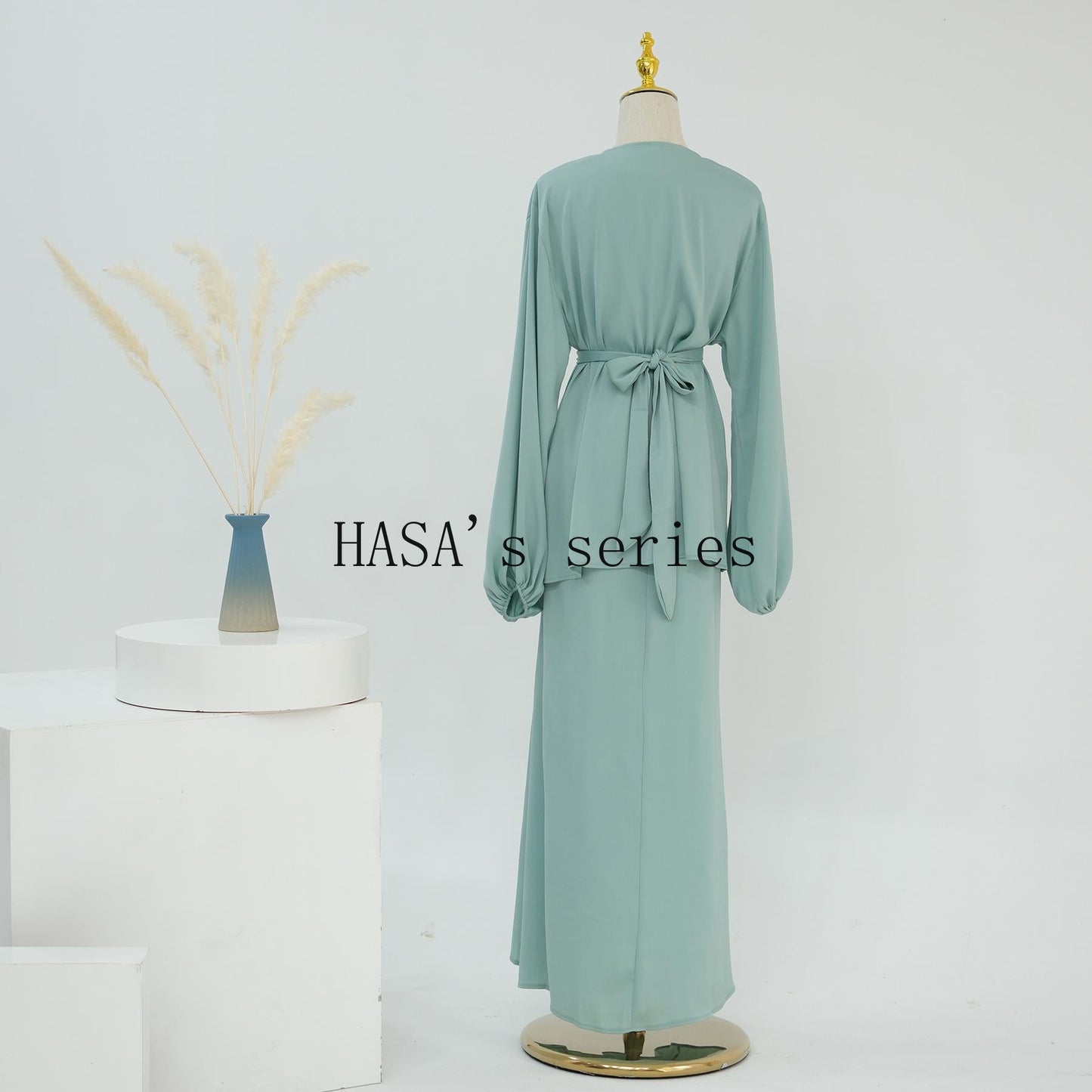 LUMAYA4845 Simple, Solid-color, Loose-fitting Two-piece Set, A Comfortable and Coordinated Outfit.