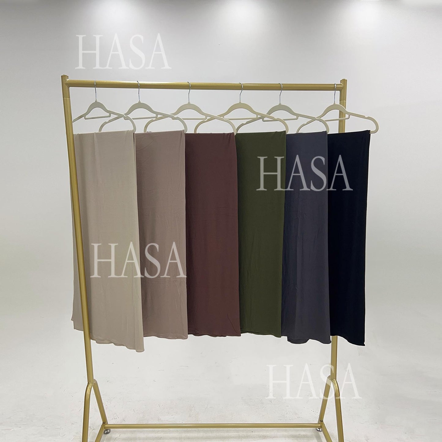 LUMAYA6554 Plain Modal Cotton Scarf with Lightweight Comfort