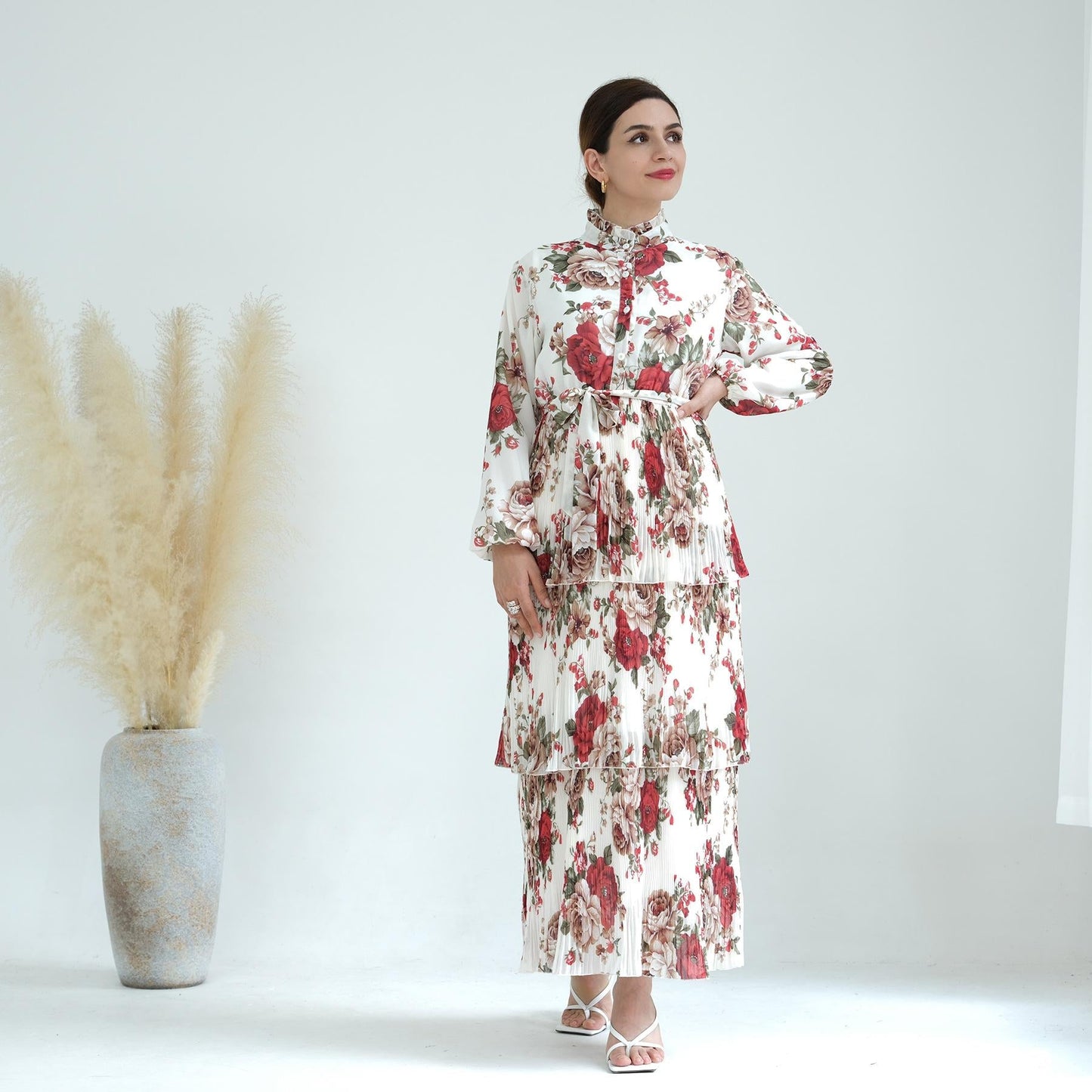 LUMAYA LUMAYA1009 Pure Beauty Printed Dress
