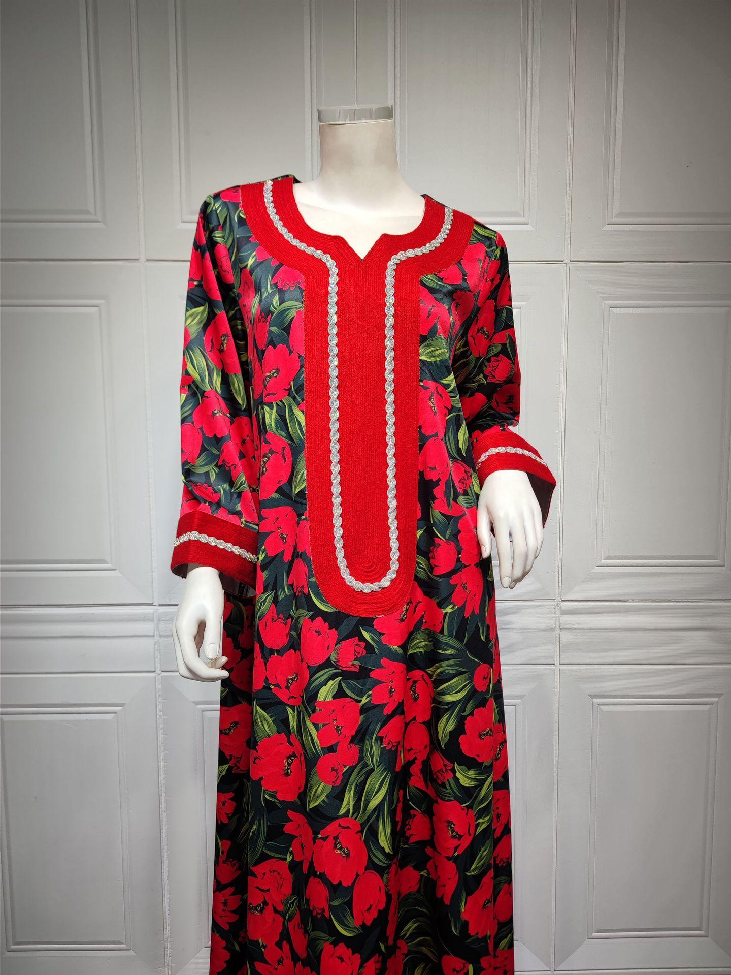 LUMAYA LUMAYA1072 Fashion New Product Hot Diamond Printed Dress
