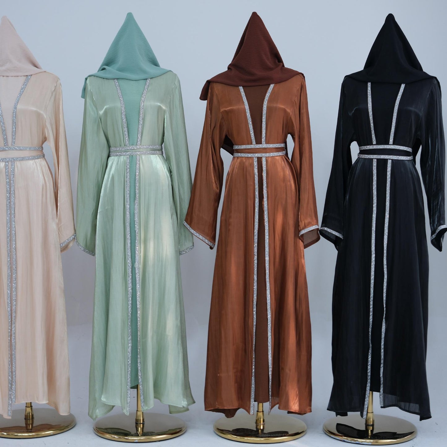 LUMAYA LM1185 3pcs Set Cardigan+Inner Dress+Hijab