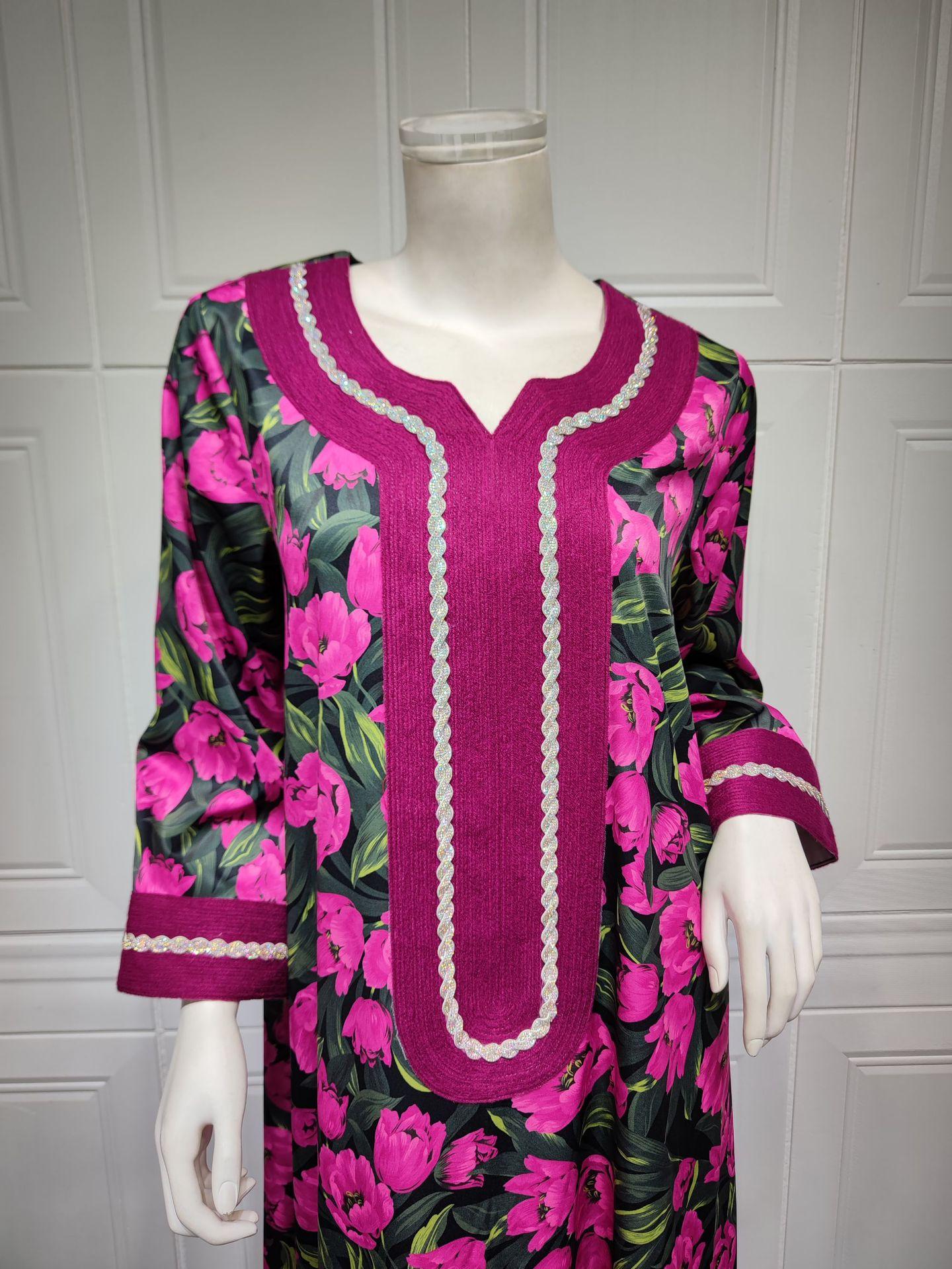 LUMAYA LUMAYA1072 Fashion New Product Hot Diamond Printed Dress
