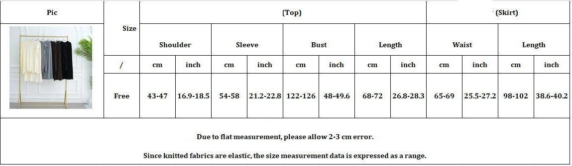 LM6609 Autumn and winter thickened knitted two-piece suit (excluding headscarf)