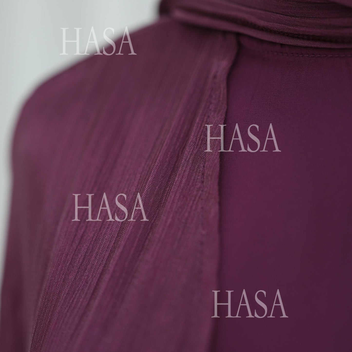 LUMAYA6553  Two-Piece Solid Abaya with Beaded Details and Matching Scarf Option