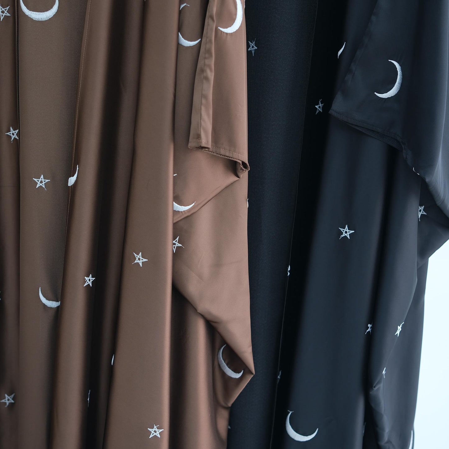 LUMAYA LM1171 Moon Embroidered Robe Kaftan Abaya