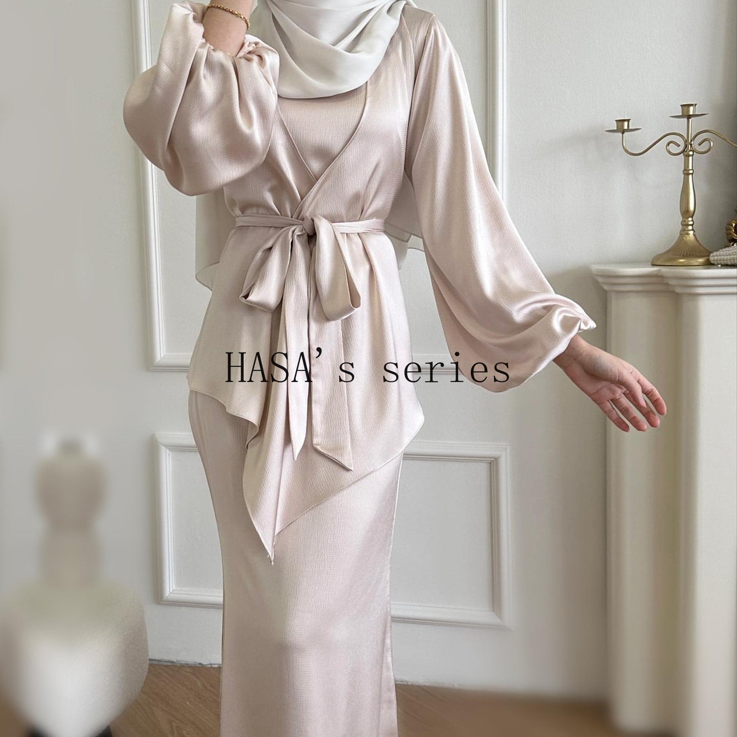 LUMAYA4845 Simple, Solid-color, Loose-fitting Two-piece Set, A Comfortable and Coordinated Outfit.
