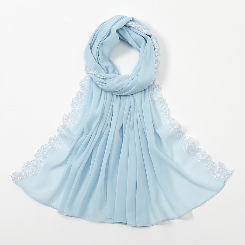 LUMAYA LM1124 Chiffon Fashion Lace Scarf
