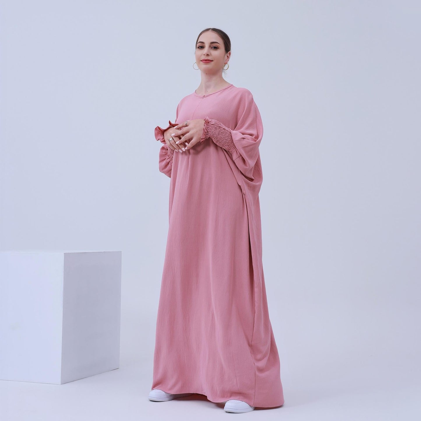 LUMAYA LUMAYA1003 Solid Bat Dress