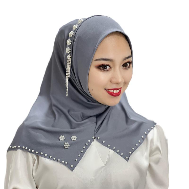 LUMAYA LM1110 Monochrome Beaded Flower Headband