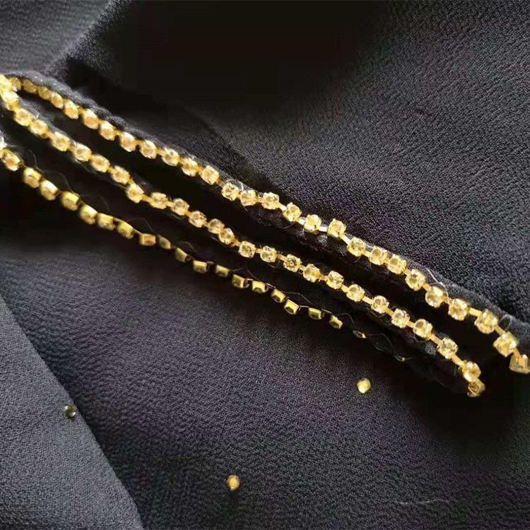 LUMAYA LUMAYA1063 Pearl Chiffon Diamond Headband